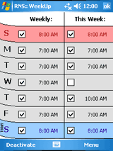 WeekUp Alarm Clock 3.1