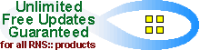 Unlimited Free Updates Guaranteed for all RNS:: software