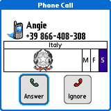 Incoming Call from Italy