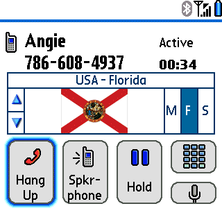 Active Call with Florida
