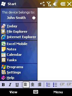 Owner information Menu for Hi-Launcher