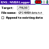 RNS:: NMEA Logger - software screenshot