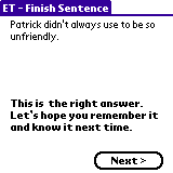'I give up' option in action.