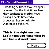 'I give up' option in action.