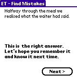 'I give up' option in action.