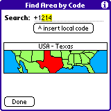 Find Area by Code